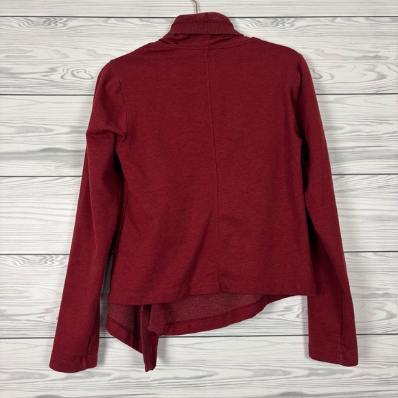 Patagonia W’s At Sea Organic Cotton Open Wrap Cardigan Medium Burgundy - Picture 4 of 4